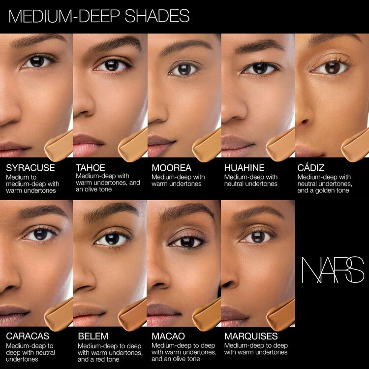 NARS_SP22_AlwaysOn_PDPCrop_NRLF_ShadeFamily_MediumDeep_GLBL_2000x2000