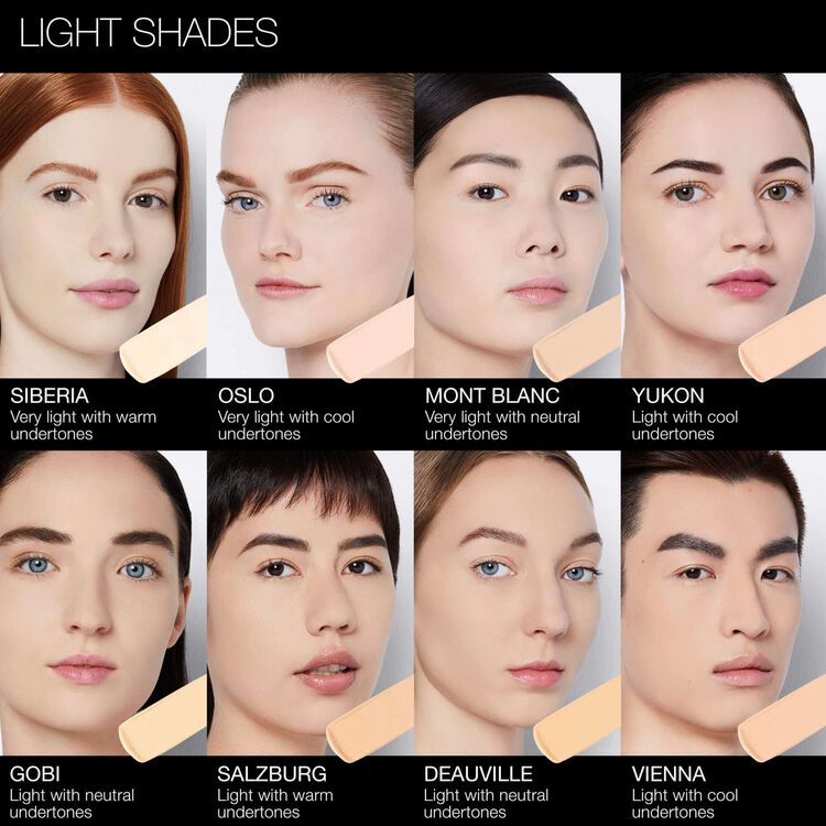 NARS_SP24_ComplexionRepromote_PDPCrop_ShadeFamily_SMCF_Light_GLBL